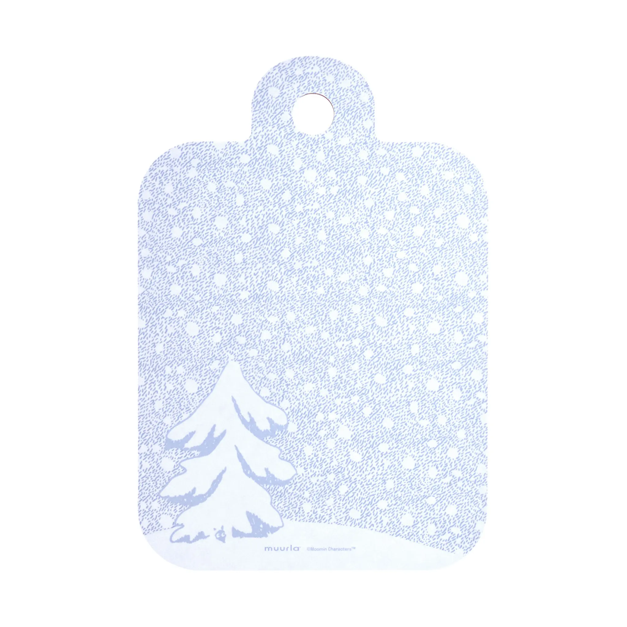 Muurla Mummi skjære- og serveringsbrett 21x30 cm la det snø