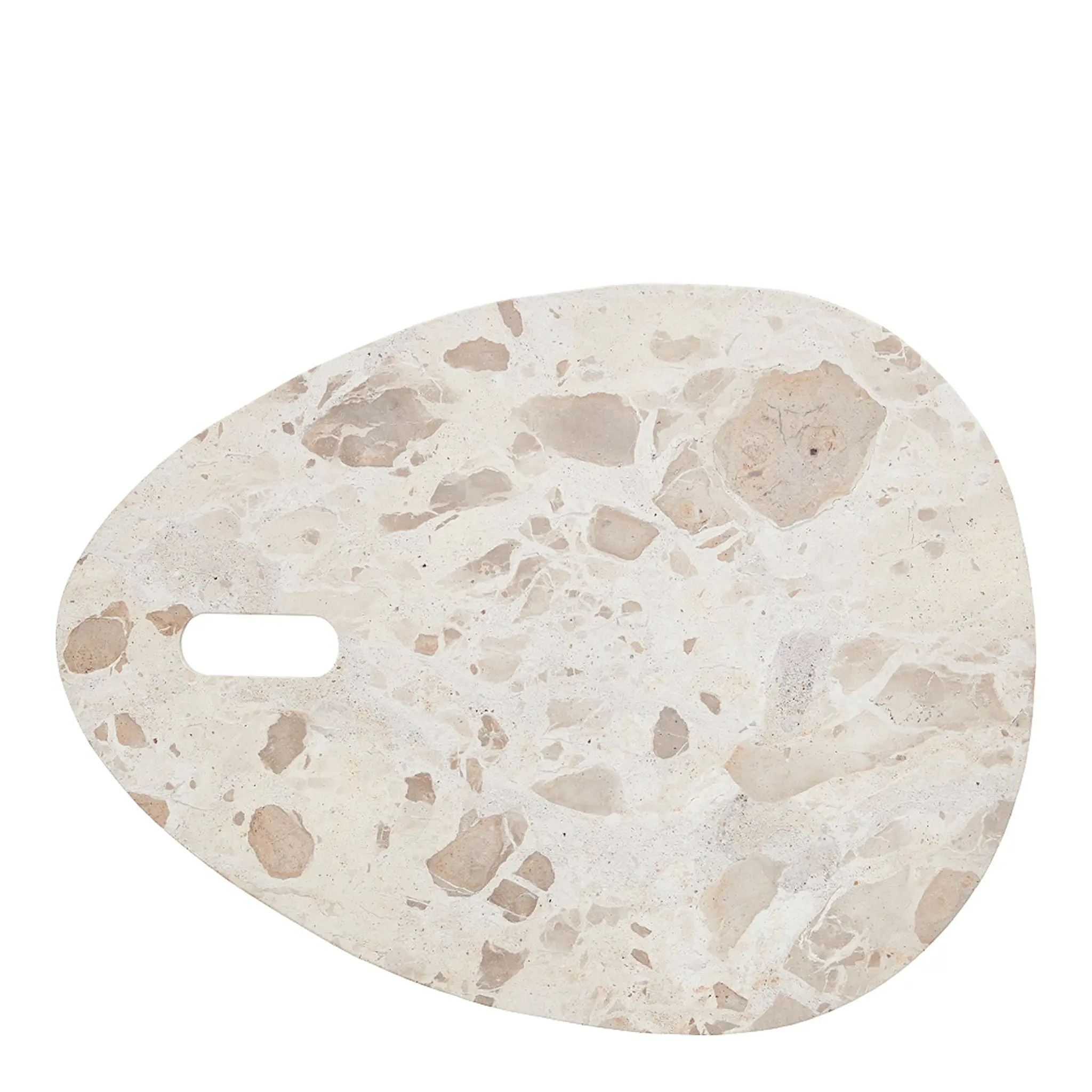 Lene Bjerre Ellia serveringsbricka 40x30 sand marmor
