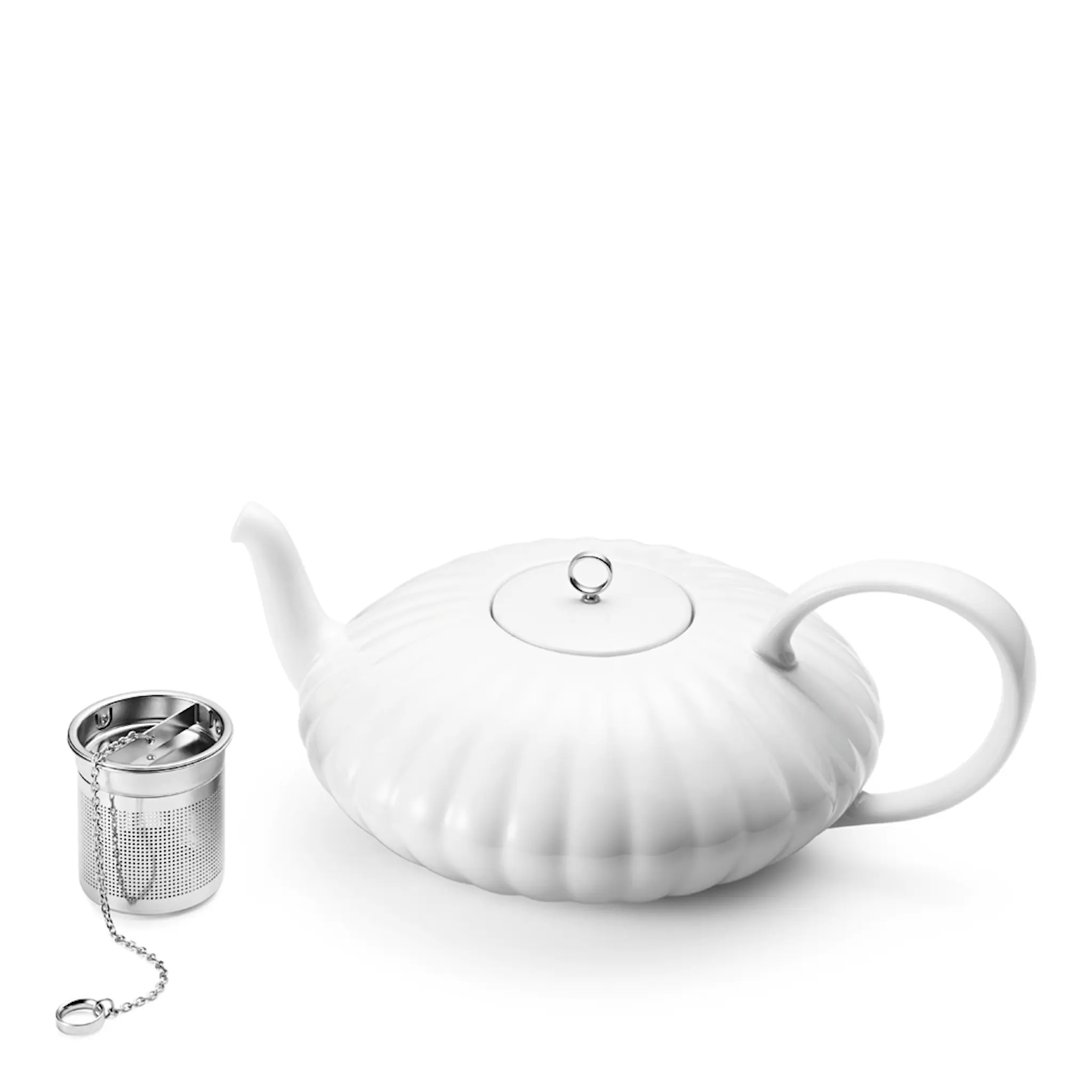 Georg Jensen Bernadotte Tekanna Porslin 1 L Vit