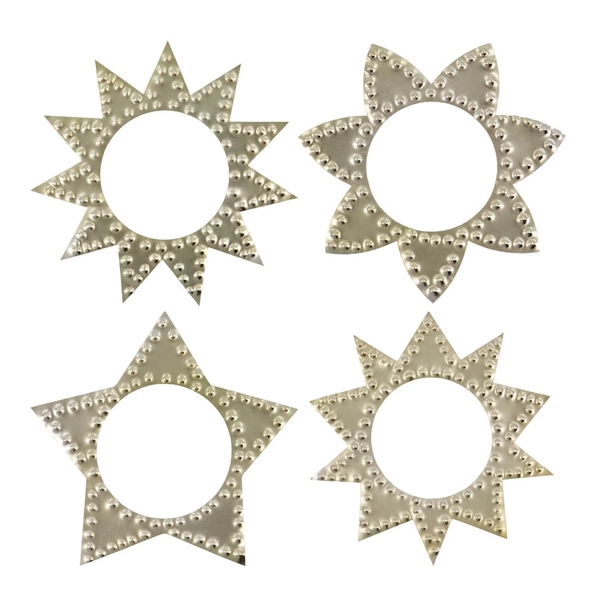 House Doctor Ring servettringar 4-pack antik champagne-silver