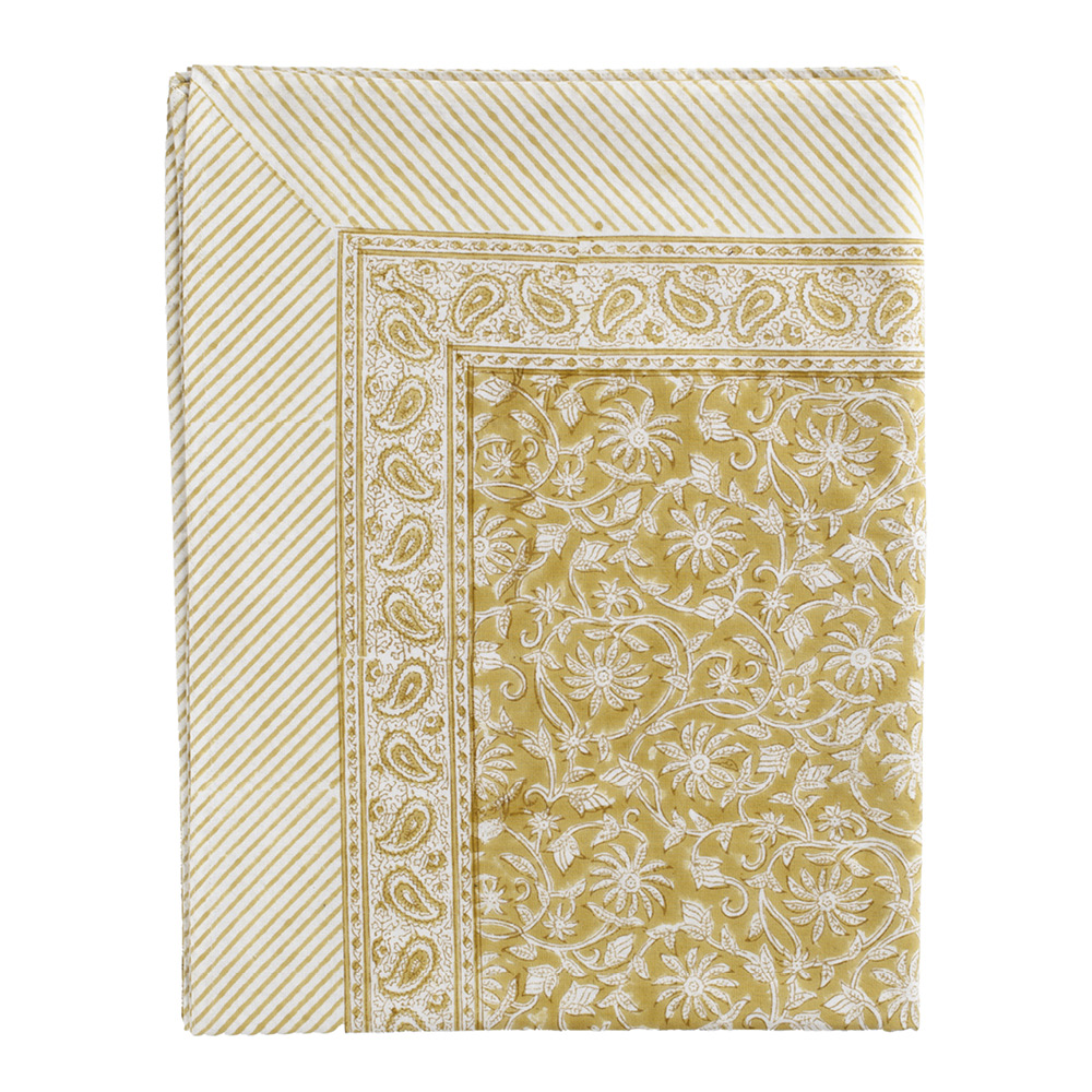 Chamois Margerita duk 150x350 cm yellow olive