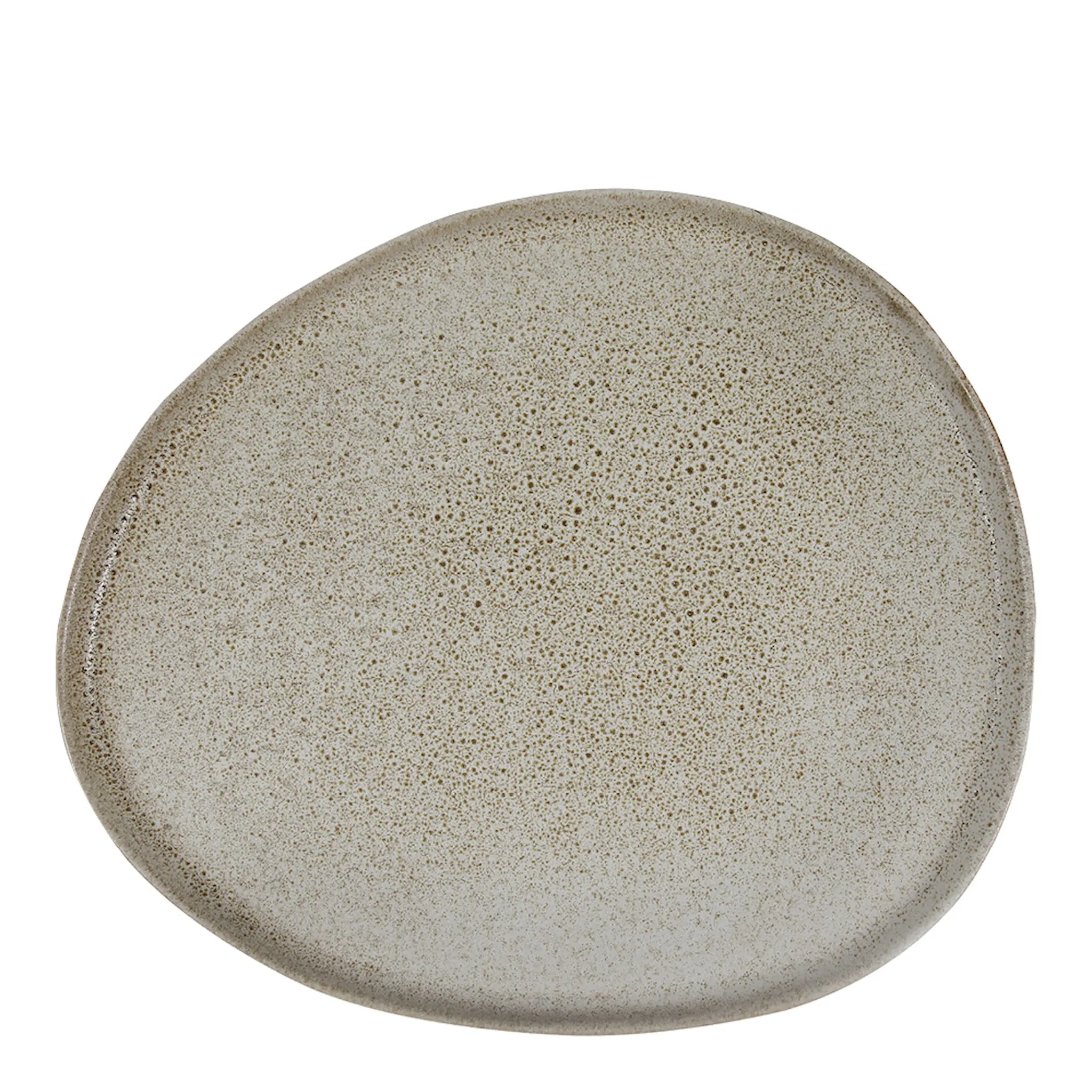 Aida RAW Organic tallrik 25x29 cm sandy beige