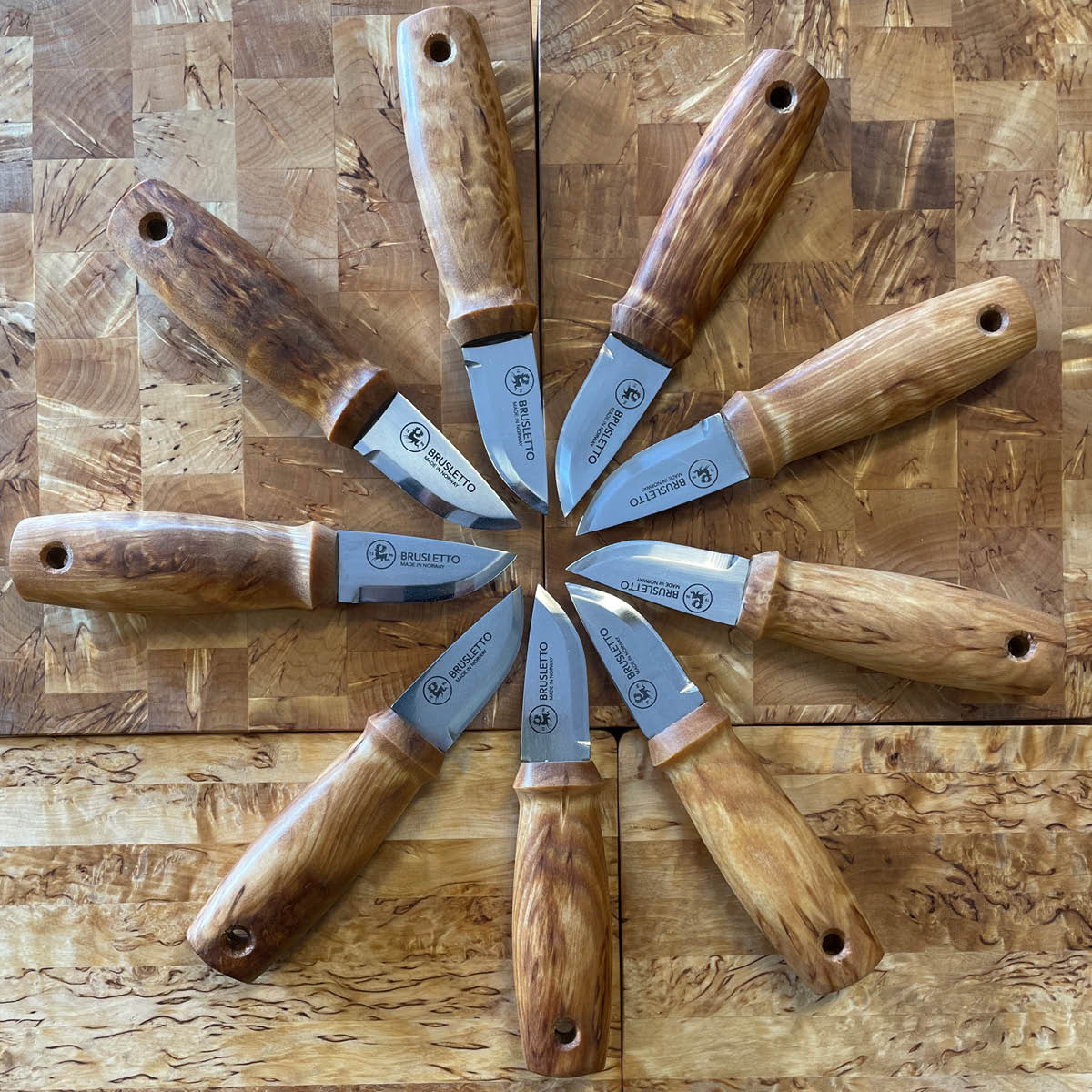 Brusletto Ustaoset allroundkniv 16 cm masurbjörk