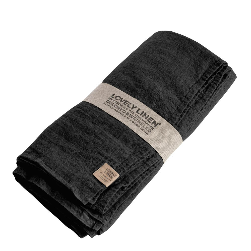 Lovely Linen Lovely pöytäliina pellava 145x380 cm Dark Grey
