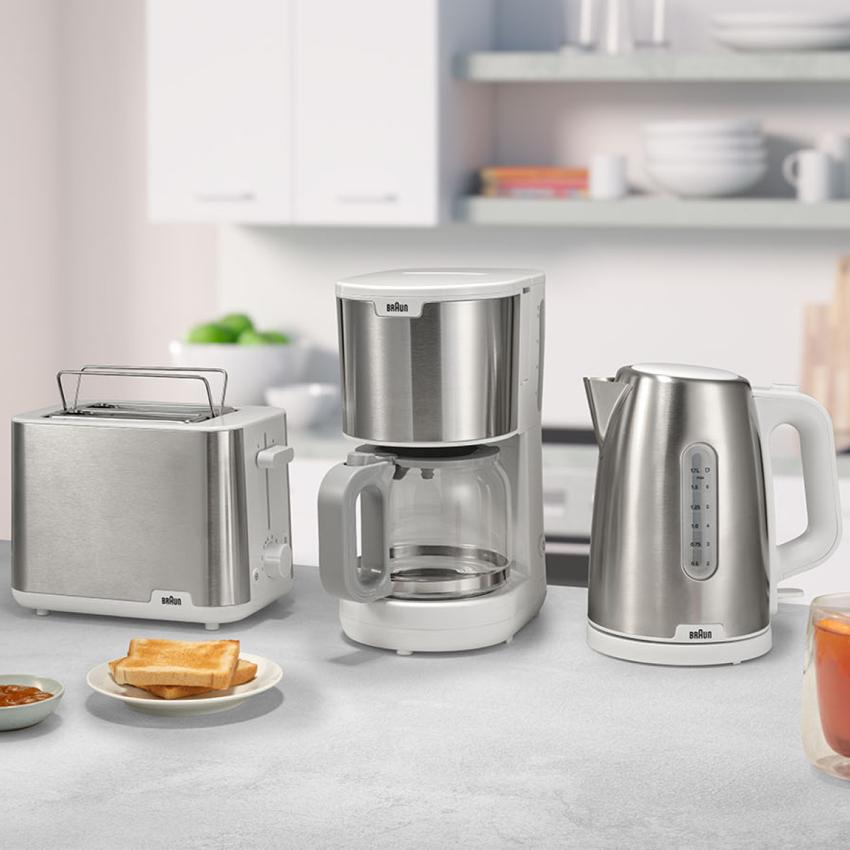 Braun Purshine Vattenkokare 1,7 L WK1500.WH Vit