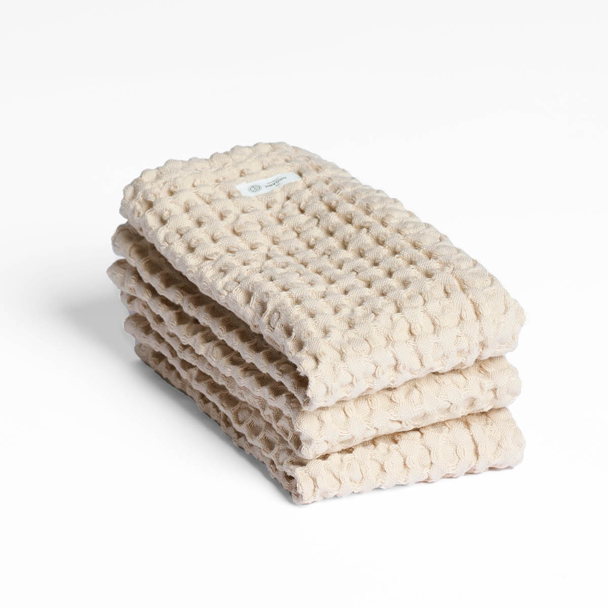 The Organic Company Big Waffle Pesulappu 25x40 cm 3 kpl Stone