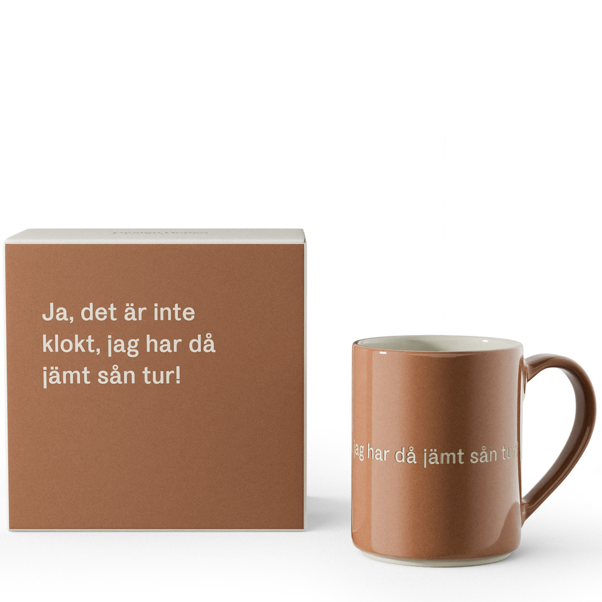 Design House Stockholm Astrid Lindgren krus ja, det är inte klokt, jag har då 35 cl brun