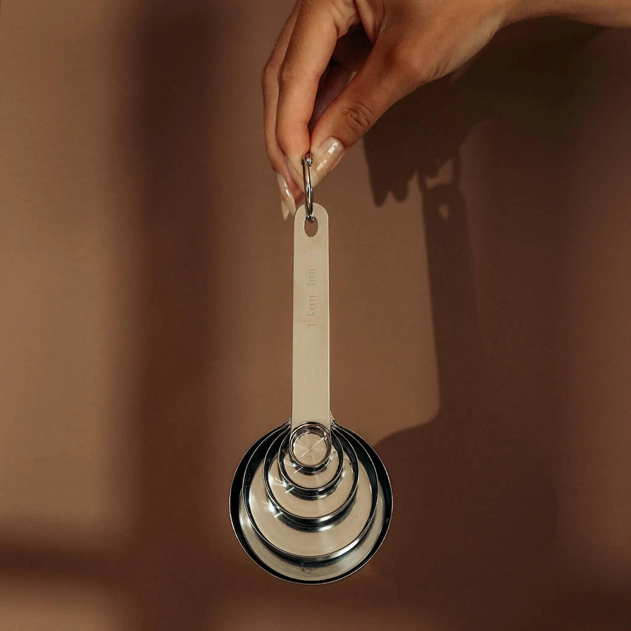 Anders Petter Steel Essential måttsats 5 delar borstat stål