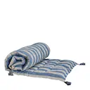Felima sittdyna/madrass 190x70 cm linne/blå
