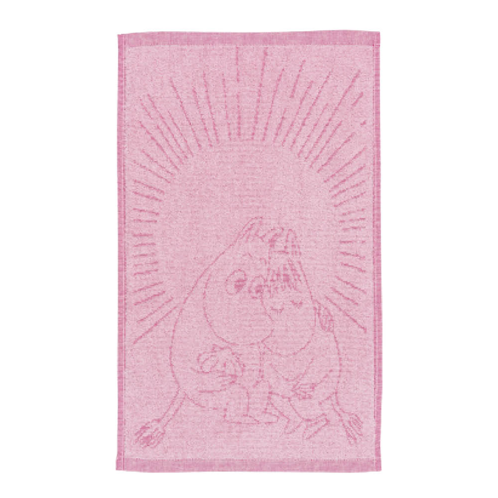 Moomin Arabia Mumin handduk 30x50 cm Förälskade rosa