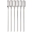 Grillspett 6-pack Rostfri