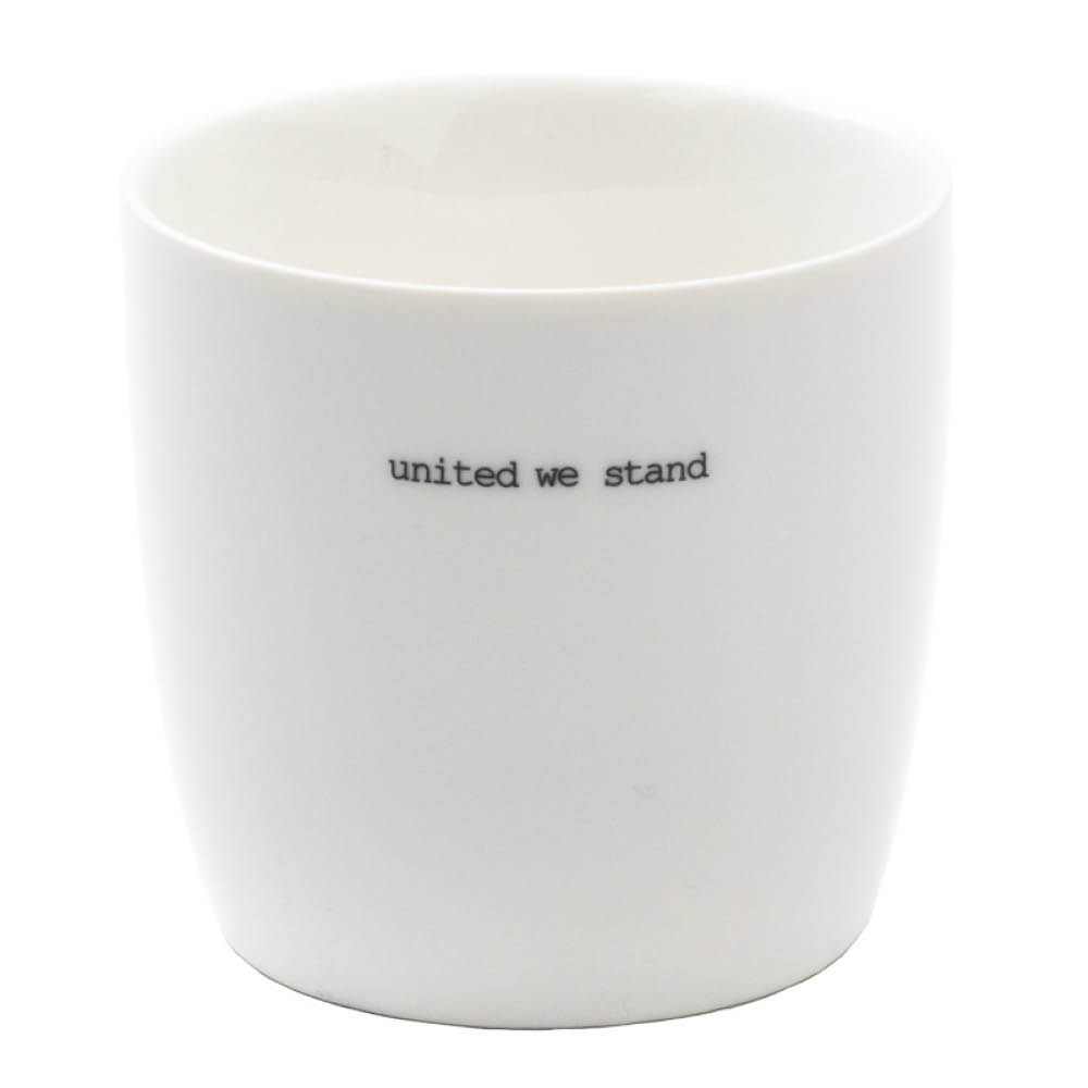 Sögne Home Krus united we stand 30 cl hvit