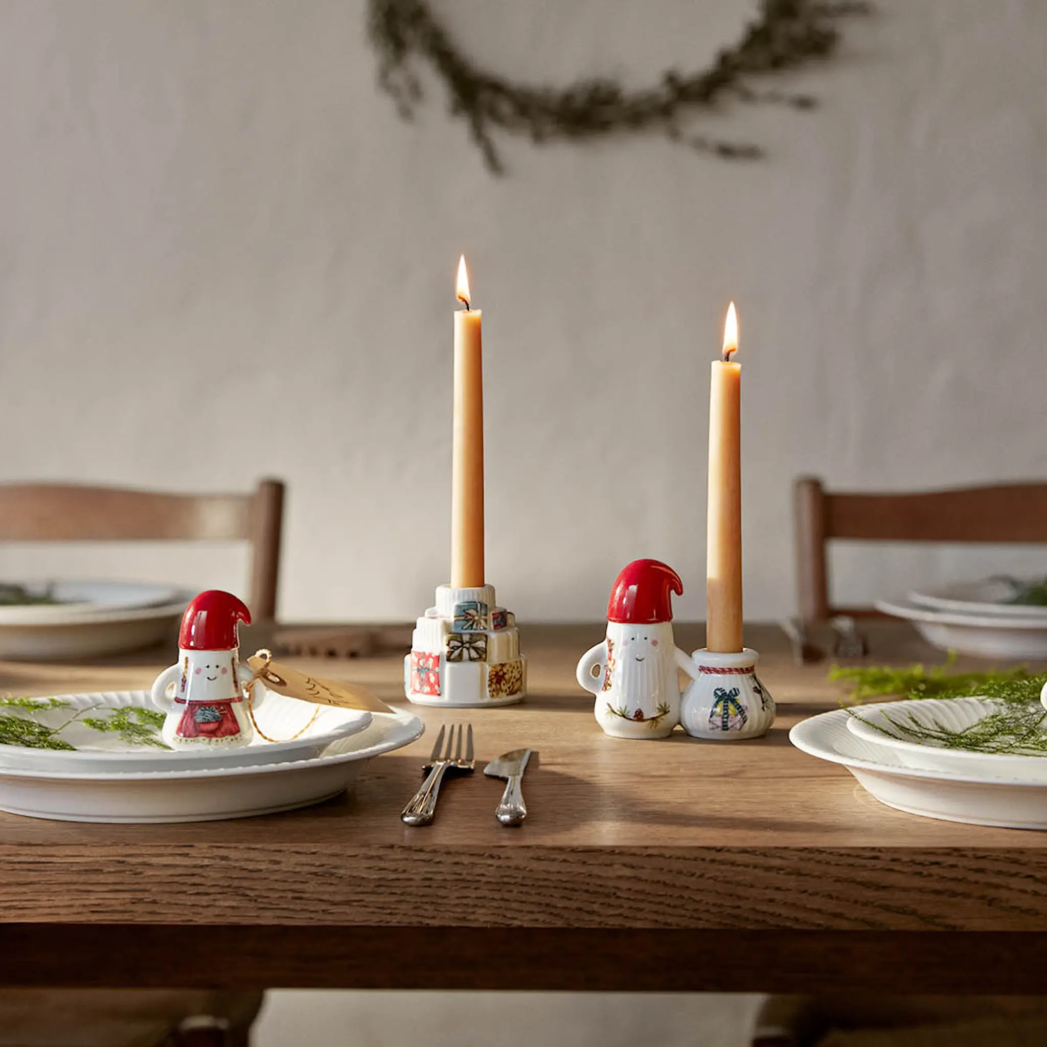 Kähler Hammershøi Christmas figur tomtemor 8,5 cm