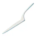 Tårtkniv 28 cm vit/blå