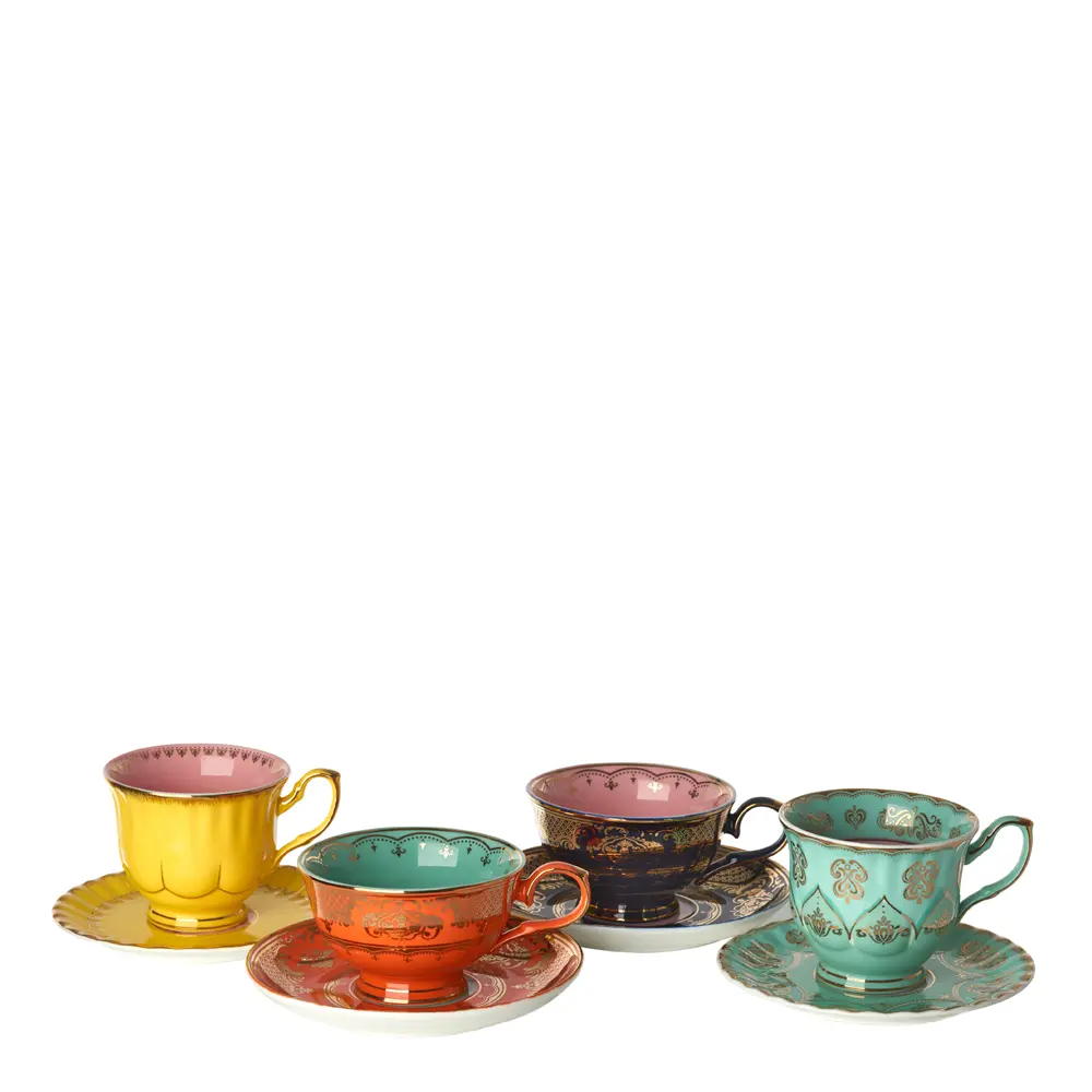 Grandpa Teekuppi ja lautanen 22 cl 4 kpl