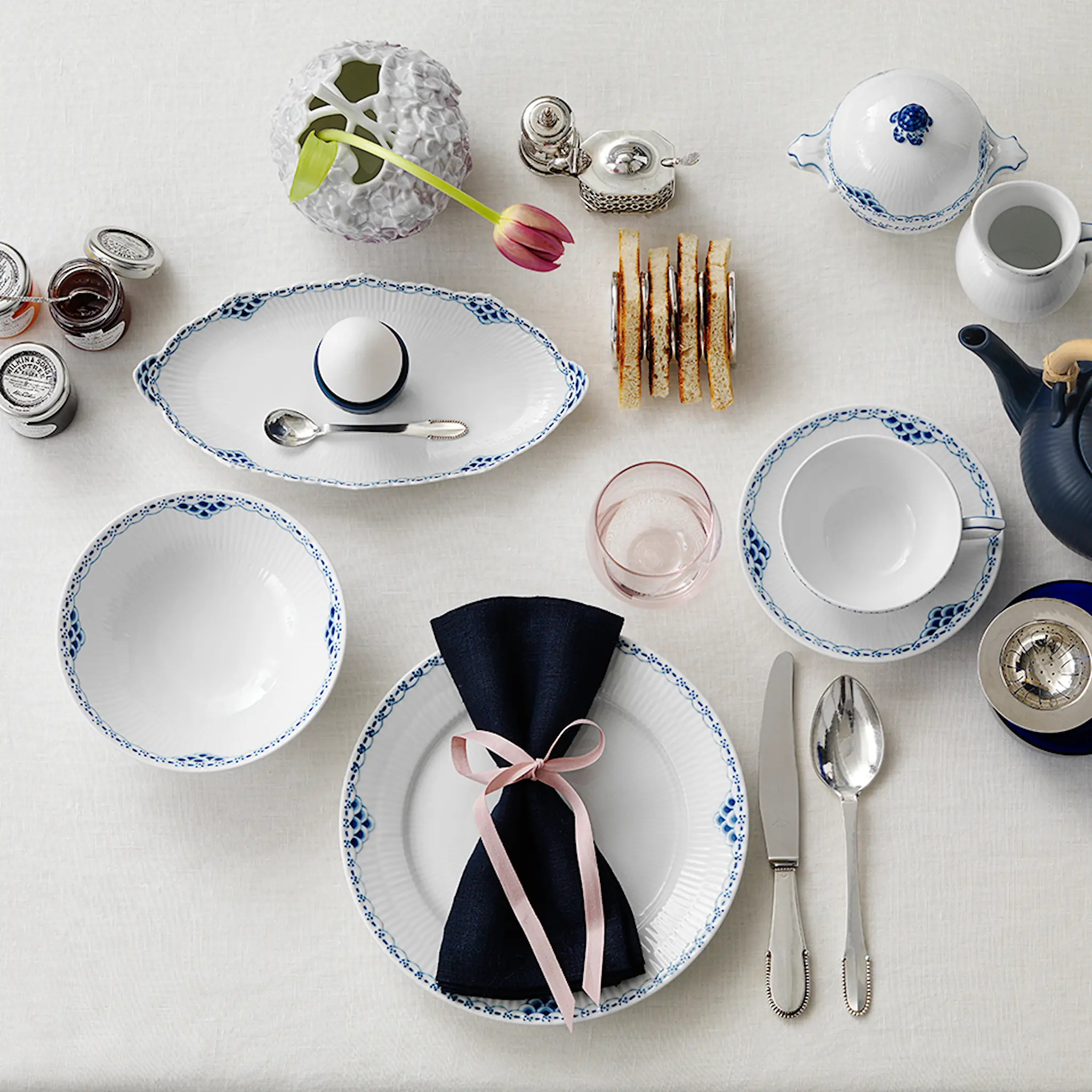 Royal Copenhagen Princess Fat Oval 24 cm