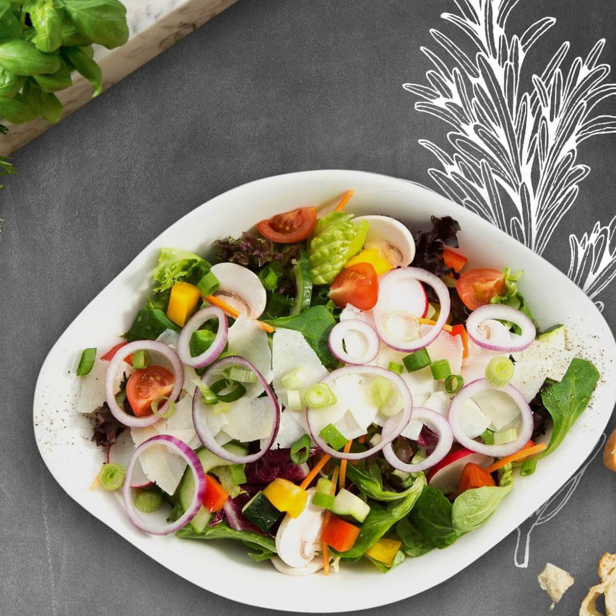 Villeroy & Boch Vapiano Salaattikulho 78 cl 2 kpl