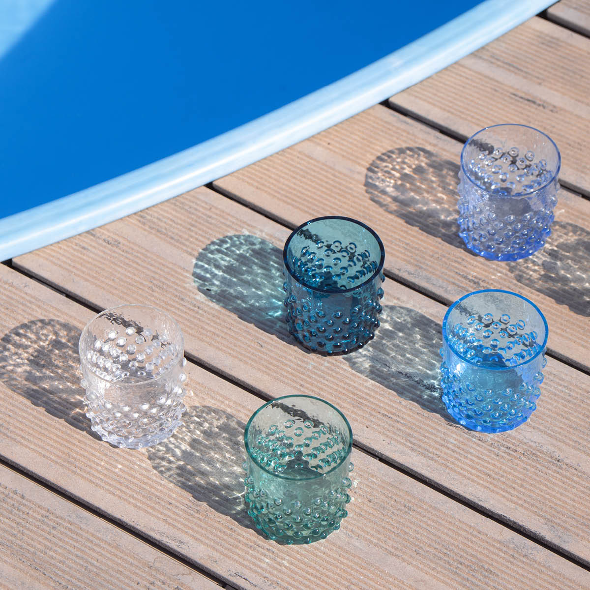 Klimchi Hobnail vattenglas 15 cl klar