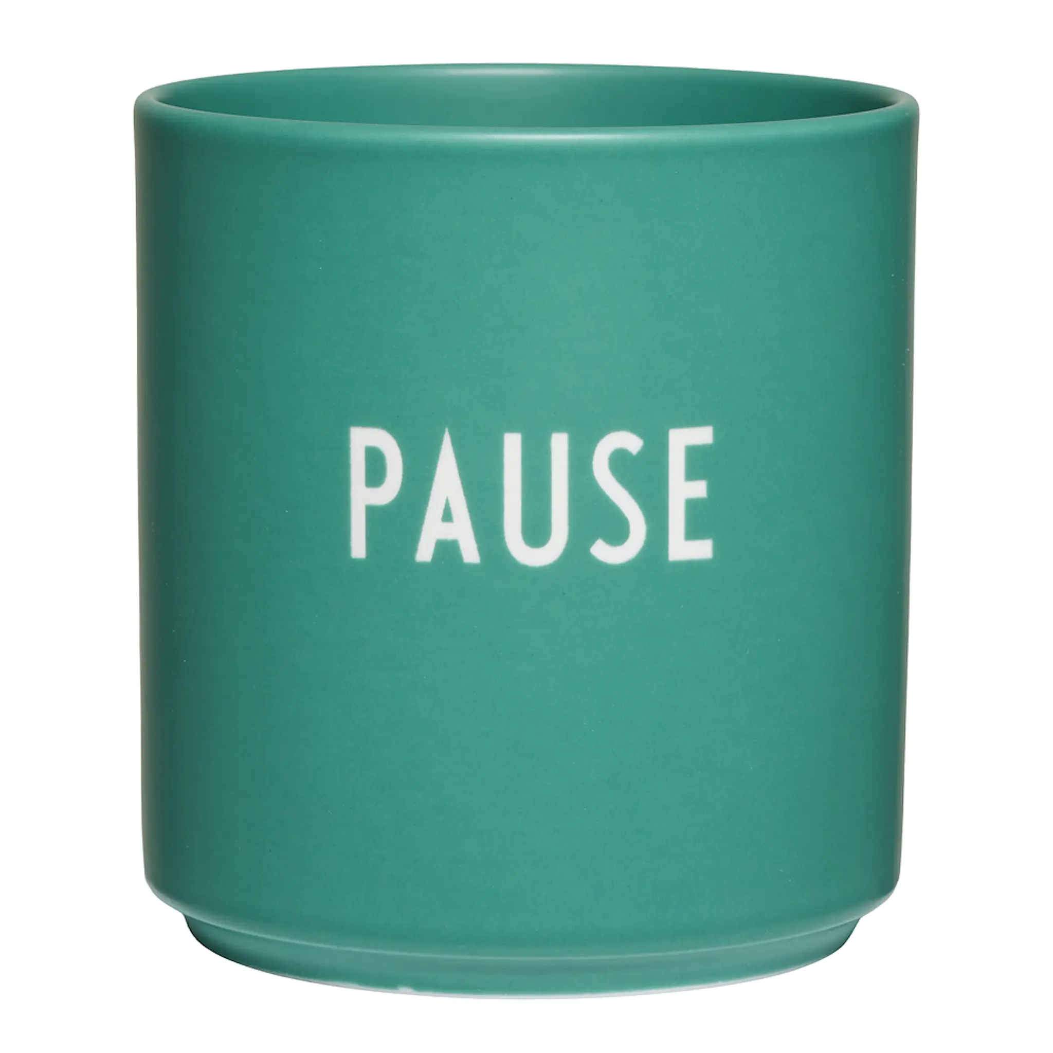 Design Letters Favourite Mugg PAUSE 25 cl Antique green