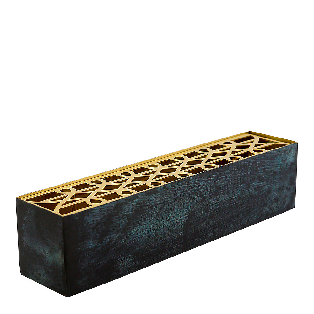 Klong Äng Vas rektangulär Mässing