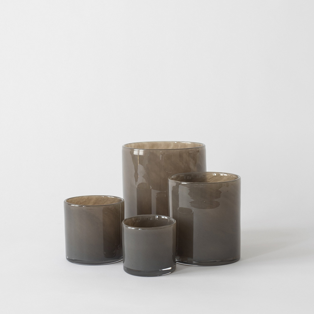 Tell Me More Lyric lyslykt 10x10 cm taupe