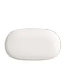 Afina tallrik 23x13 cm vit