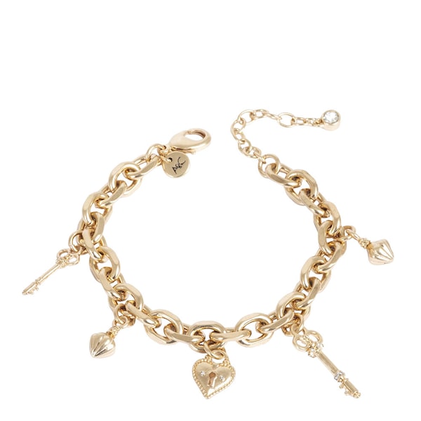 Open my Heart armband 18 cm guld