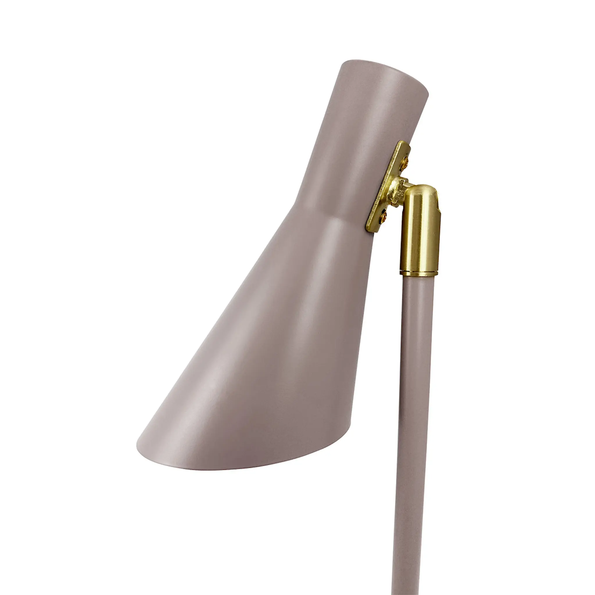 Dyberg Larsen DL12 mini bordslampa 39,5 cm beige/mässing
