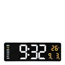 Super Digi väggklocka 39 cm svart