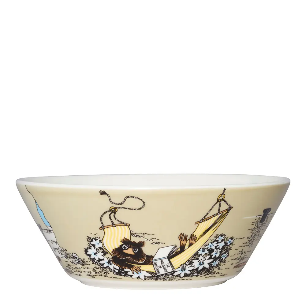 Muumi Kulho Piisamirotta luolassa 15 cm Beige