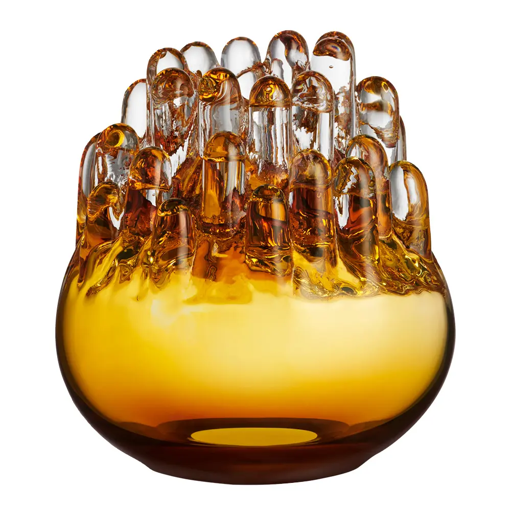 Polar lyslykt 20 cm amber