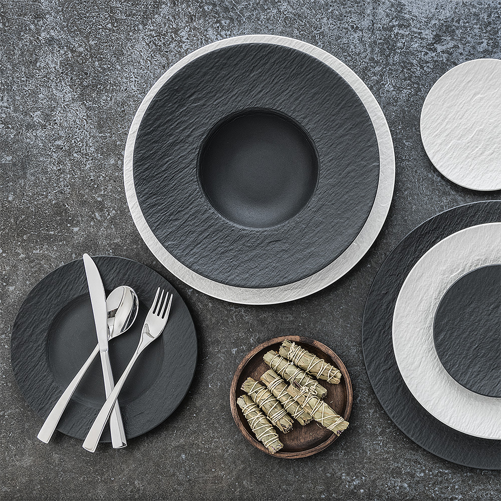 Villeroy & Boch Manufacture Rock Lautanen syvä29 cm Valkoinen