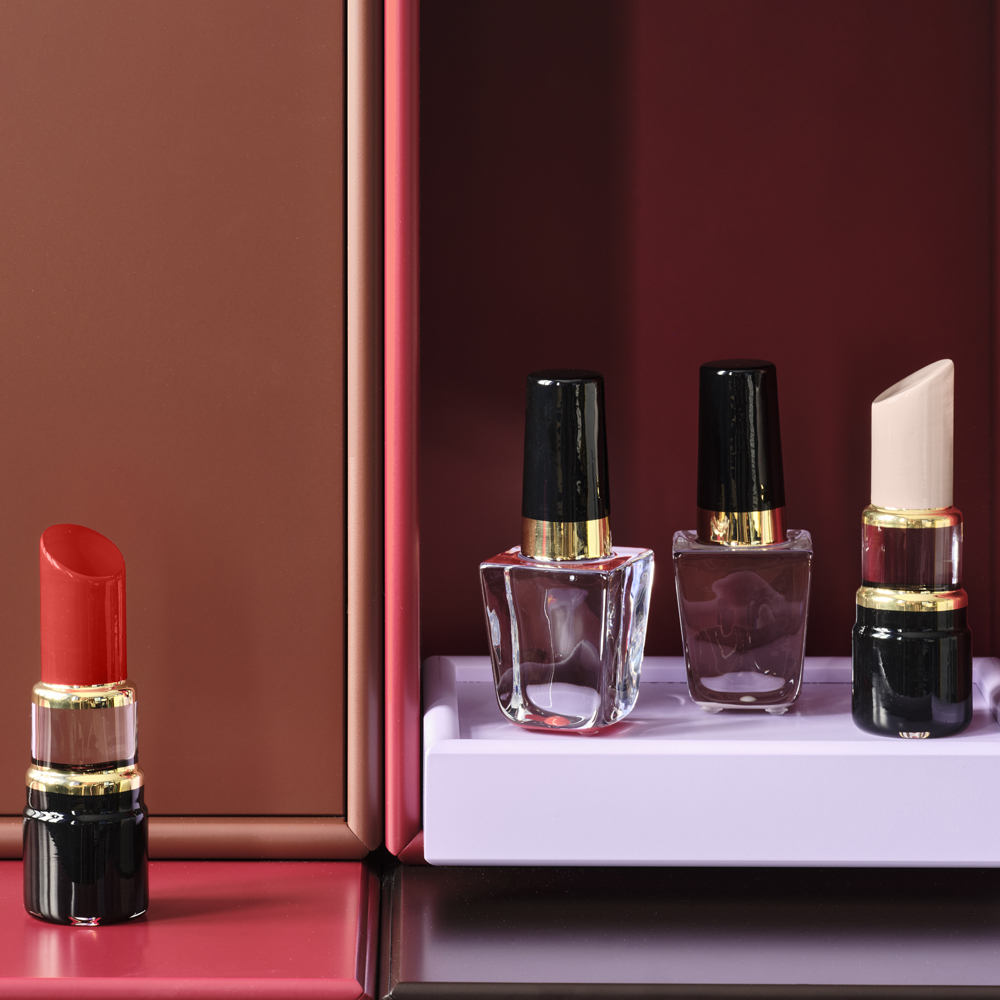 Kosta Boda Make up Huulipuna 13,3 cm Vaaleanpunainen