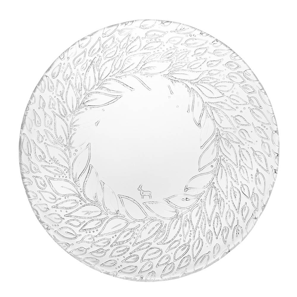 Magnor Goat tallrik i glas 28 cm klar