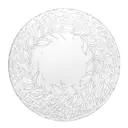 Goat tallrik i glas 28 cm klar