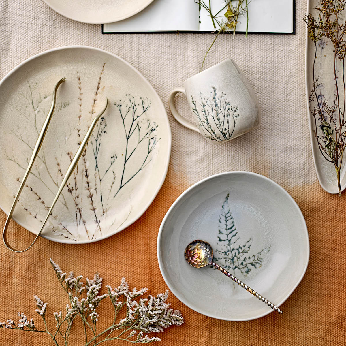 Bloomingville Bea Syvä lautanen 21 cm Beige