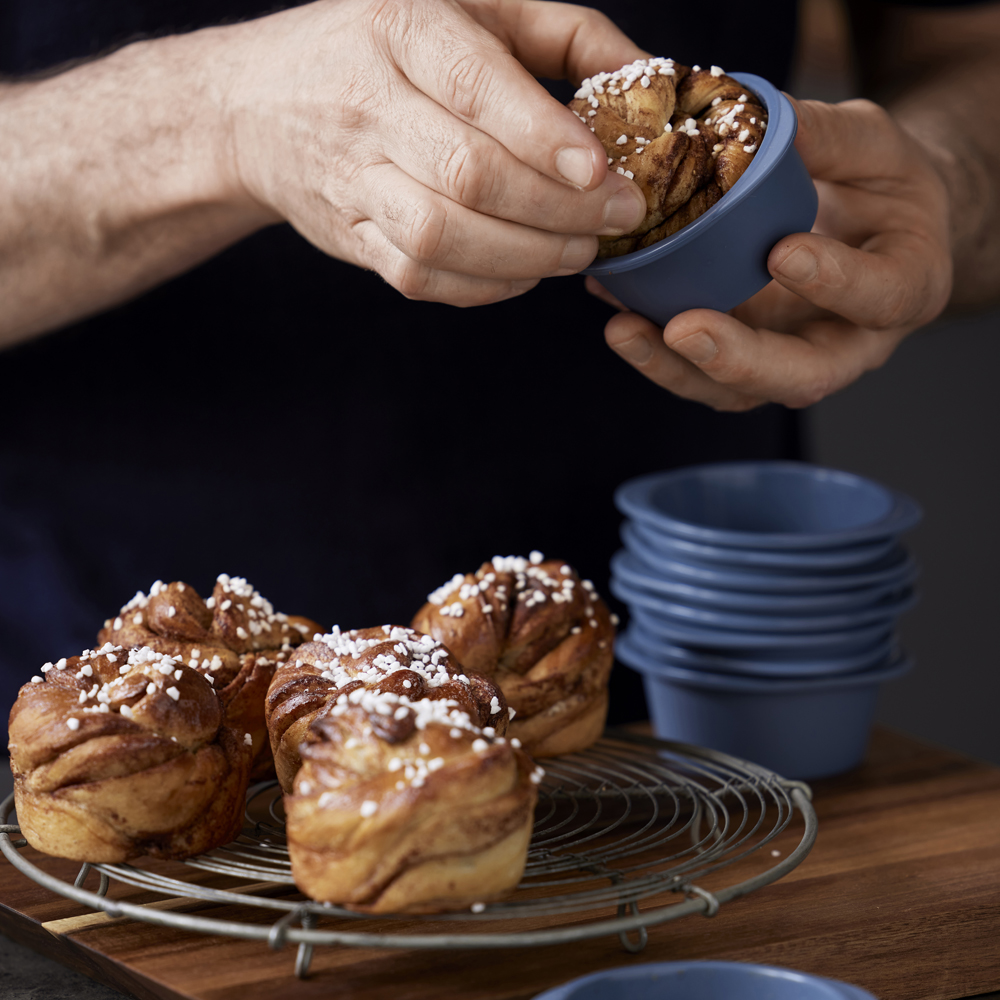 Tareq Taylor Tareq taylor cupcakeform pecan 9x4 cm 6 stk indigo