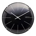 Big Stripe Mini Dome Klocka 20 cm Svart