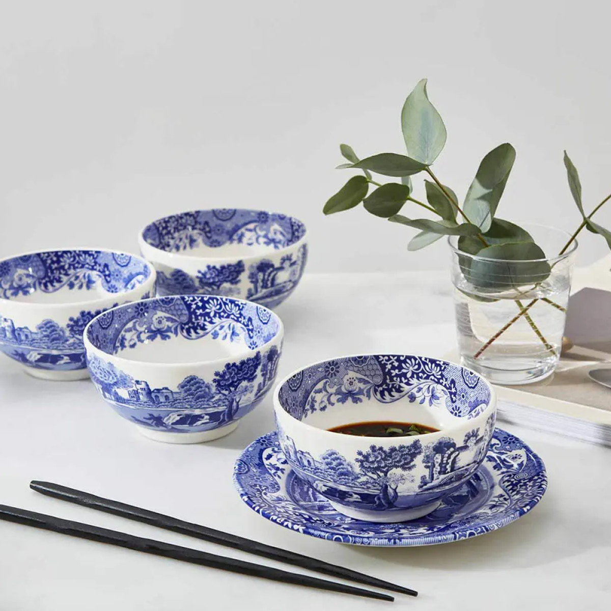 Spode Blue Italian Dippikulho 11 cm