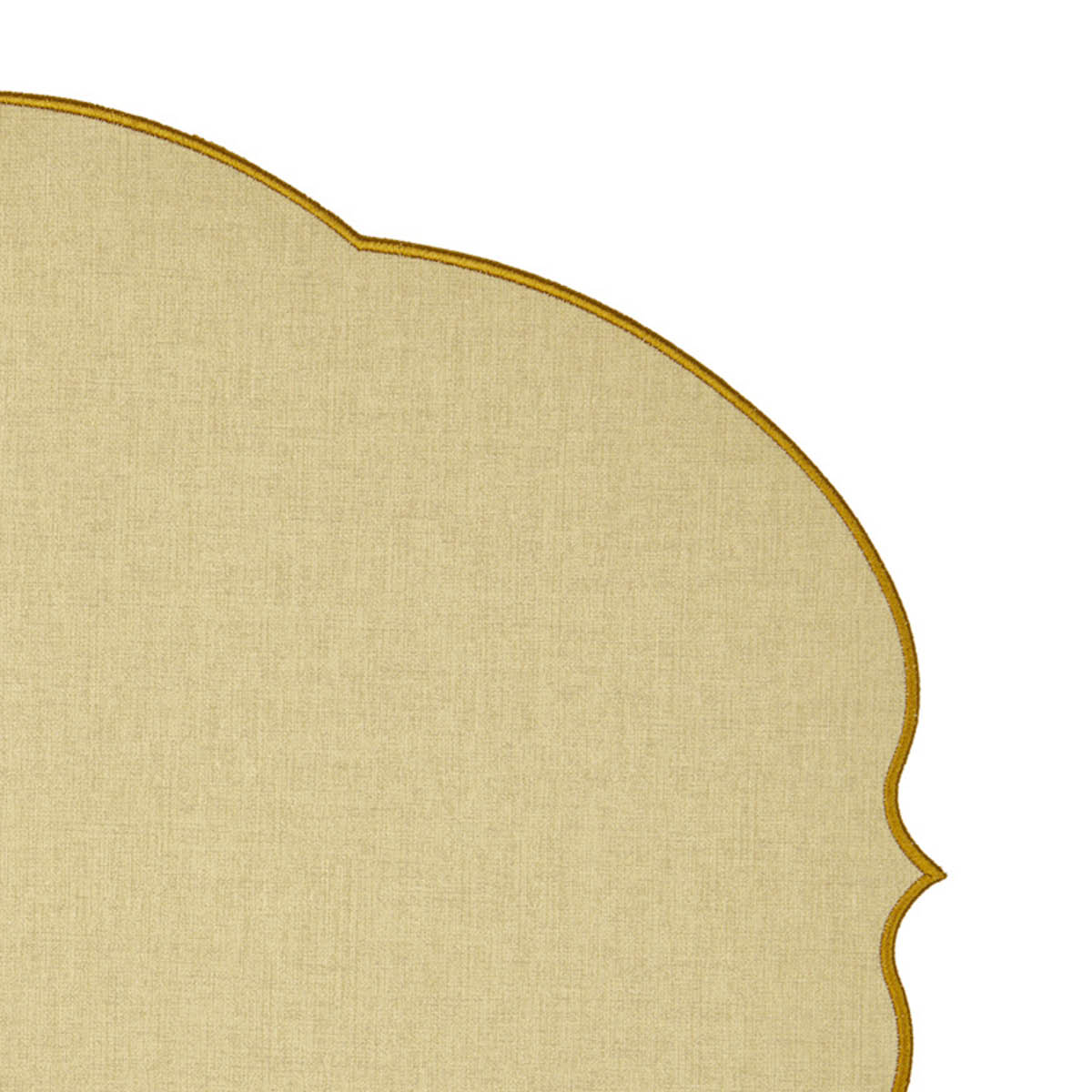 Guzzini Flowers bordbrikke 36x49 cm gul