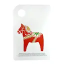 Skärbräda Dalahäst 30x20 cm vit/röd