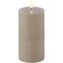 Uyuni Blockljus LED 15 cm Sand