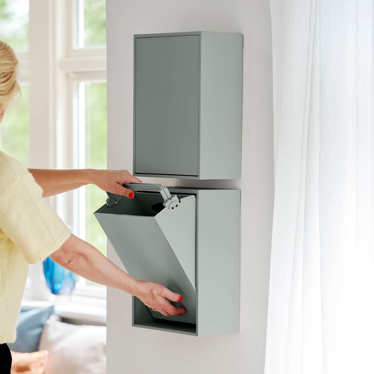 ReCollector Recycling Lajittelulaatikko 30x15x40 cm Iron Blue