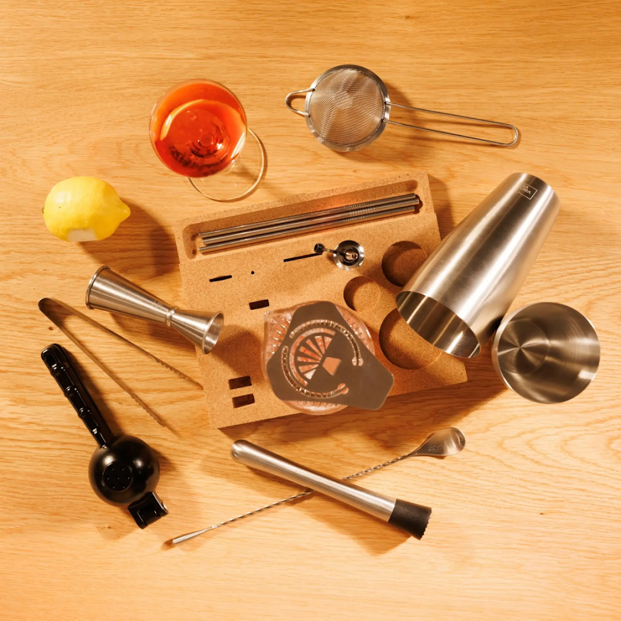 Vacu Vin Mixologist bar in a box cocktailset 14 delar