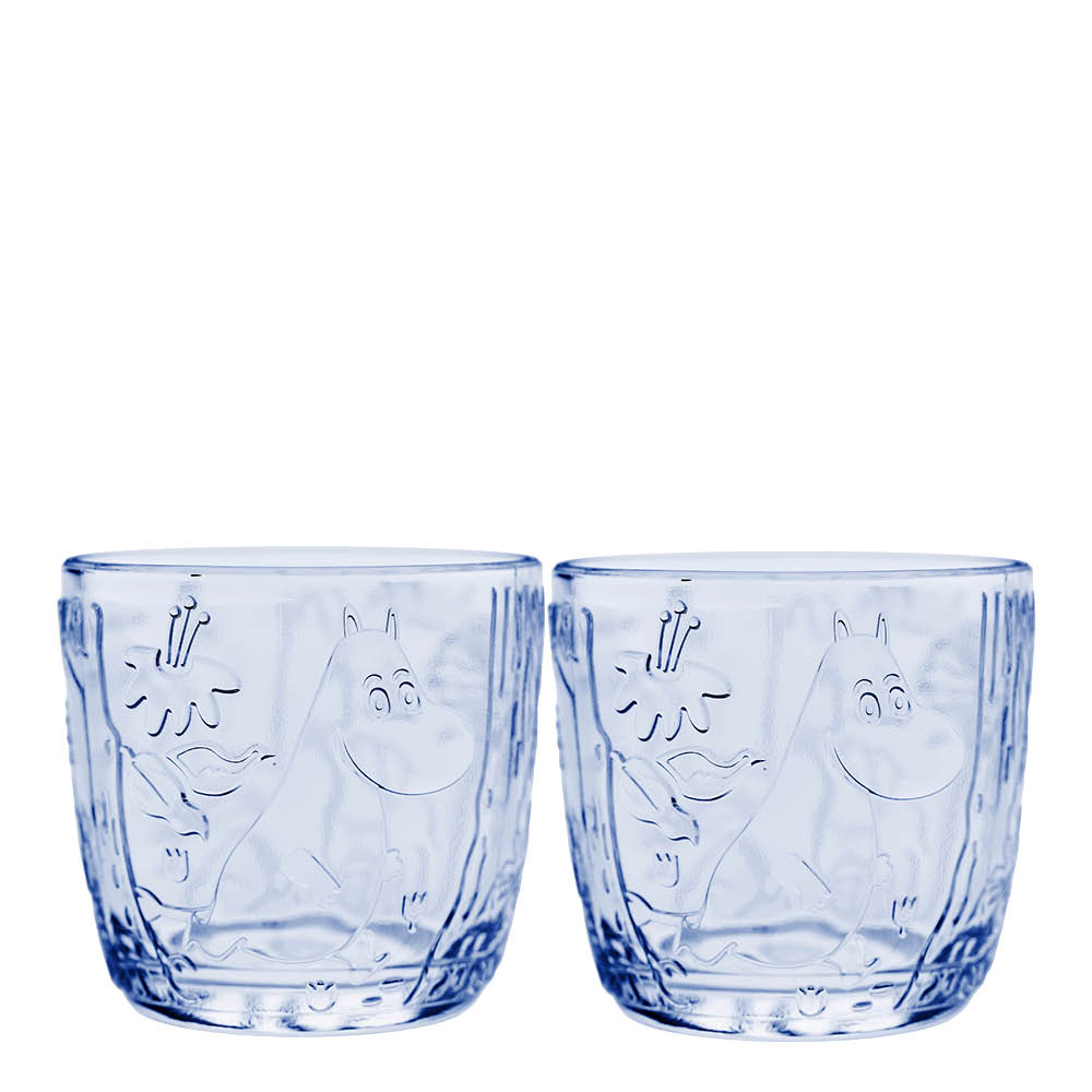 Moomin Iittala - Muumi Iittala Lasi 28 cl 2 kpl Aqua