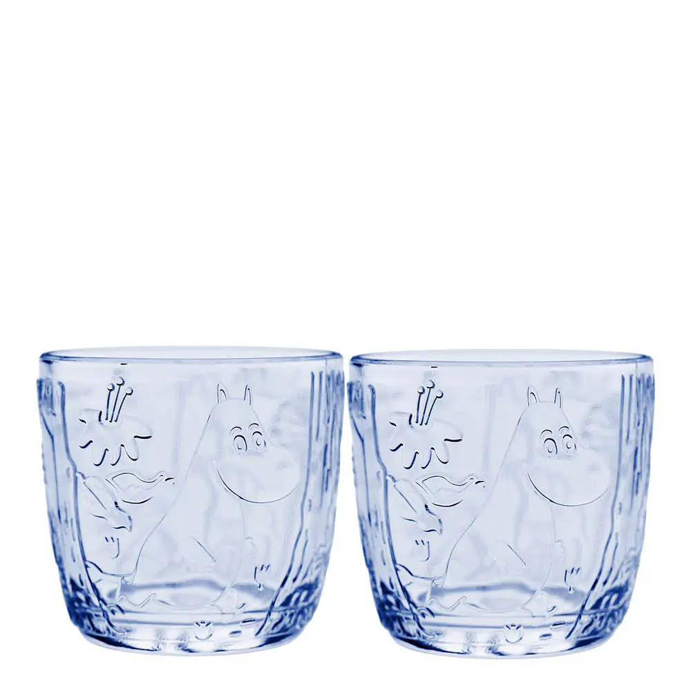 Muumi Iittala Lasi 28 cl 2 kpl Aqua
