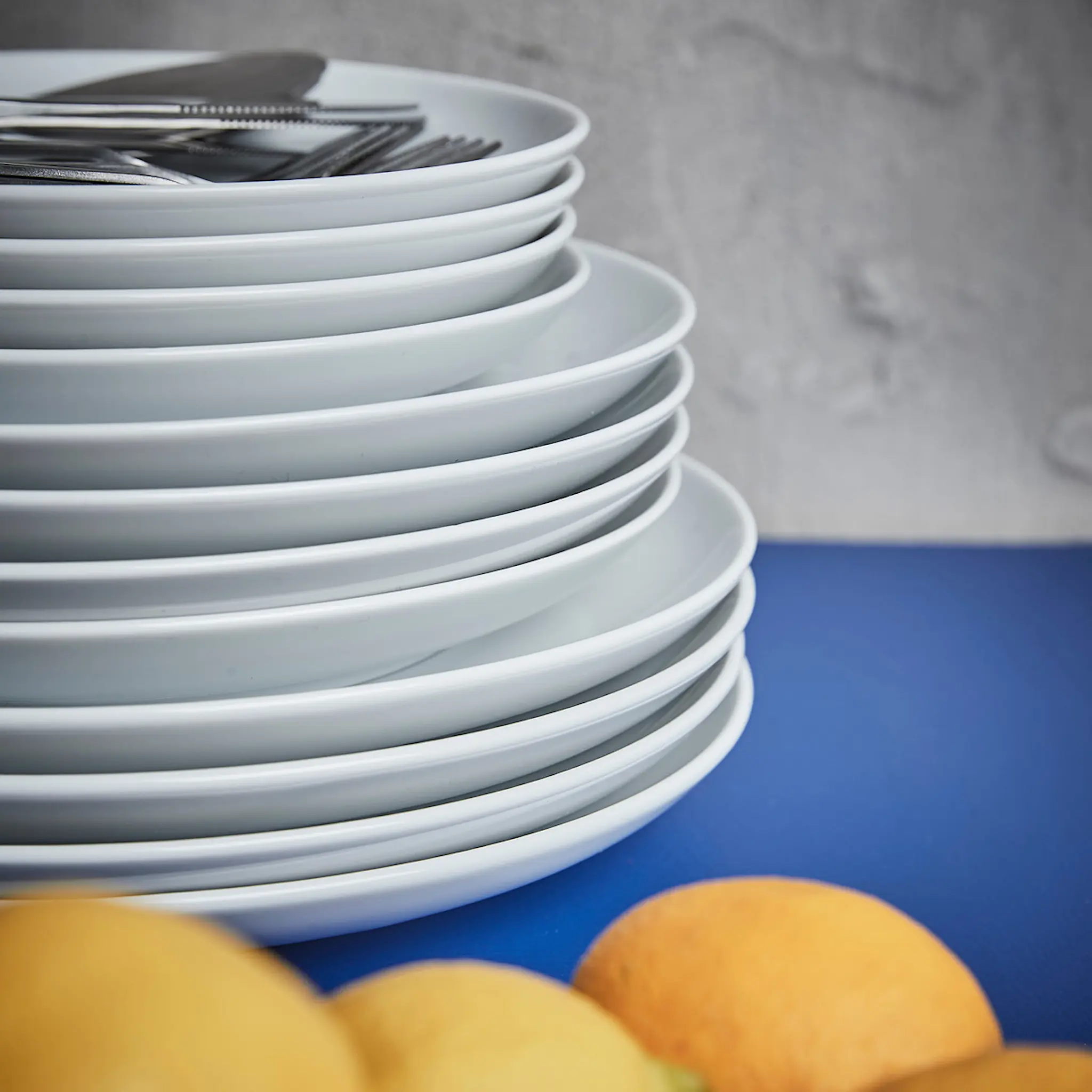 Aida Atelier tallrik 25 cm 4-pack super white