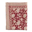 Indian Rose linneduk 150x350 cm röd