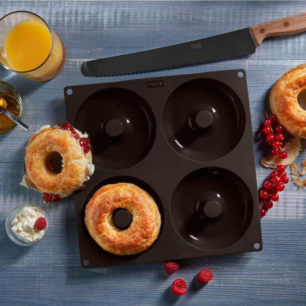 Lurch Flexiform Bagels bakform för 4-pack bagels
