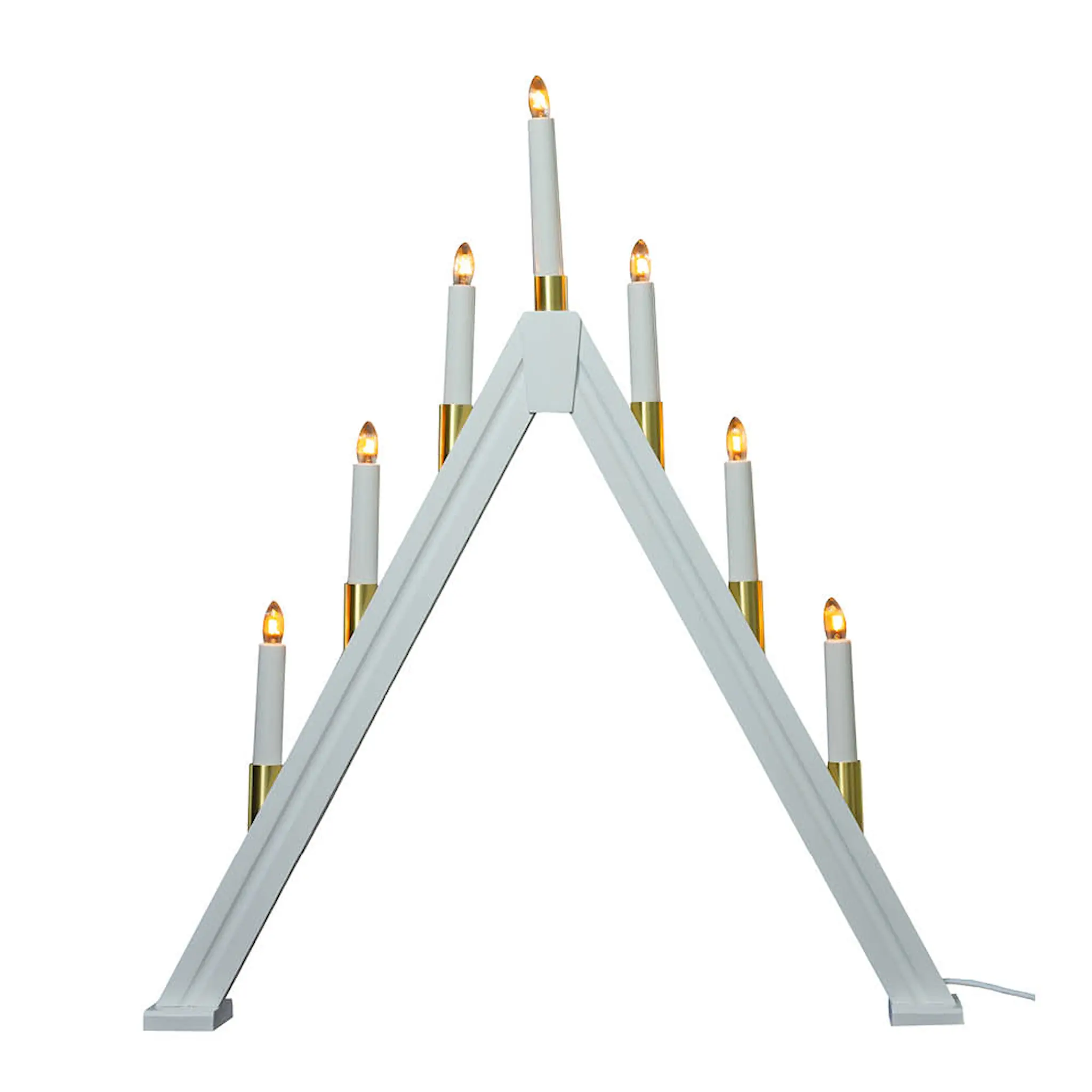 Aneta Lighting Halland adventsstake 59 cm hvit